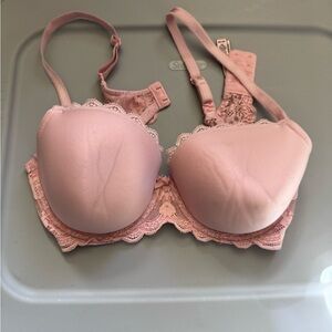Victoria's Secret pink  Lace trimmed Bra